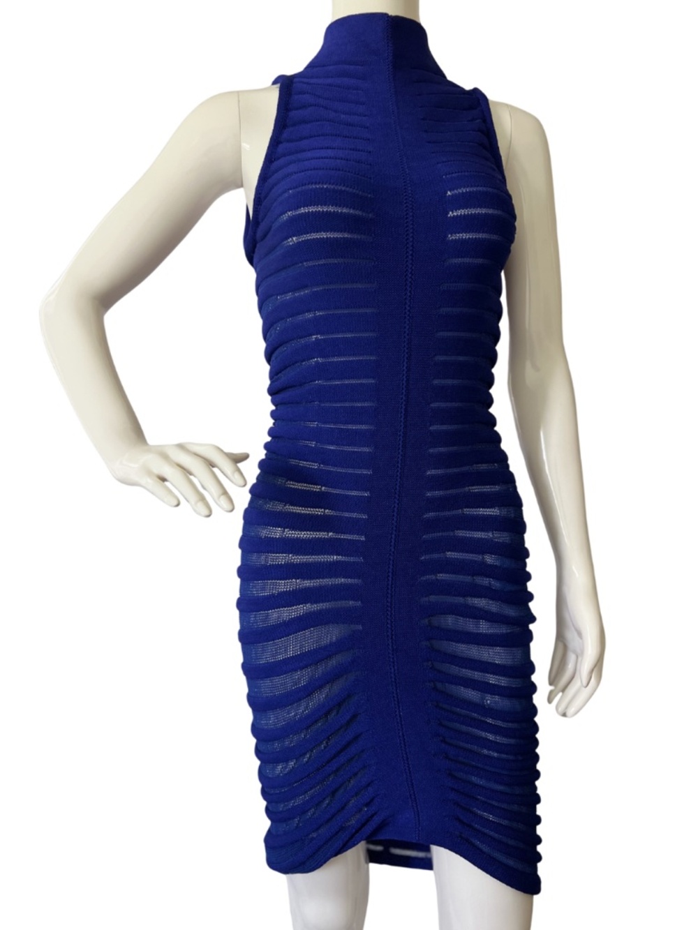 Alaia Skeleton 3D Bodycon Knit Dress_Size FR 36/ US XS - Picture 2 of 7